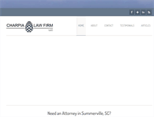 Tablet Screenshot of charpialaw.com